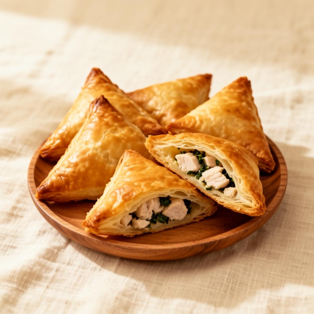 Bogra Chicken Puff Pastries